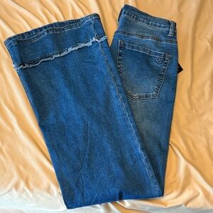 DG2 by Diane Gilman Blue Flare Jeans
